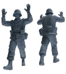 MRY-SFW SSTR198 Surrender Injured Soldier Pose Modern Model 4 pcs