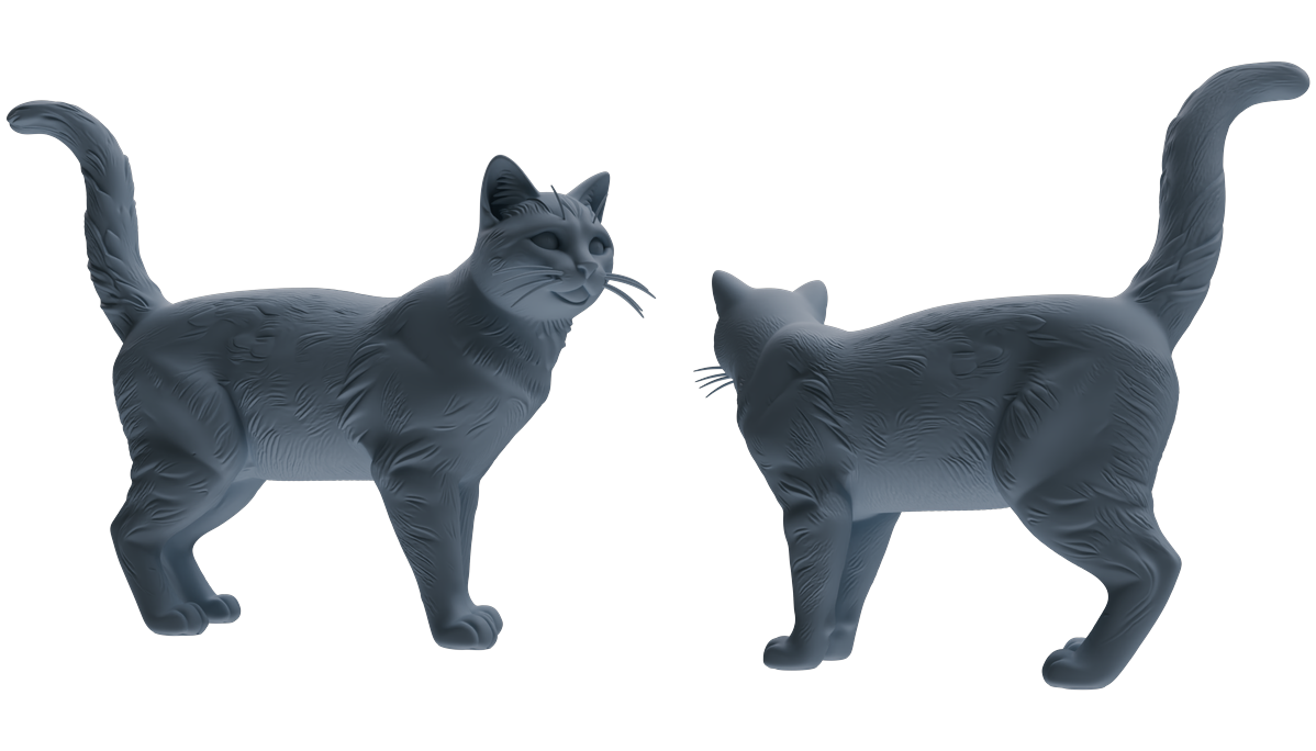 Detail view of MRY-SFW LYTR844 Cat Pose Model 4 pcs Miniature Car Diorama Figures Scene Props Accessories Resin Model