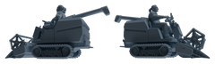 Detail view of MRY-SFW LYTR909 Farm Machinery Operator with Harvester Modern Model 4 pcs Model
