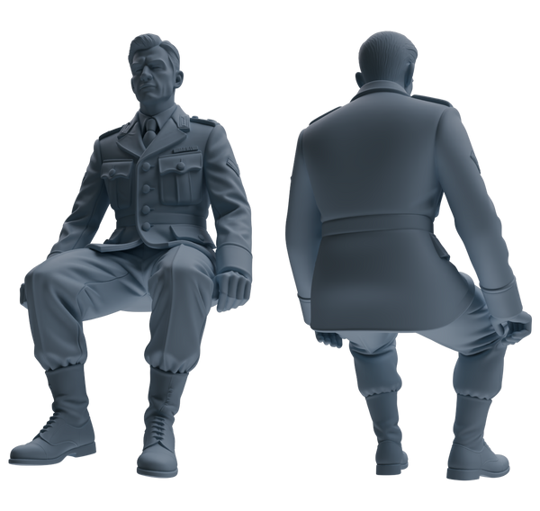 MRY-SFW SSTR182 Miniatures Soldier Model Kit Multi-Purpose Soldier Pose Modern Model 6 pcs