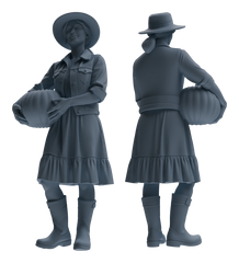 Detail view of MRY-SFW LYTR908 Farm Harvest Character Modern Model 4 pcs Model
