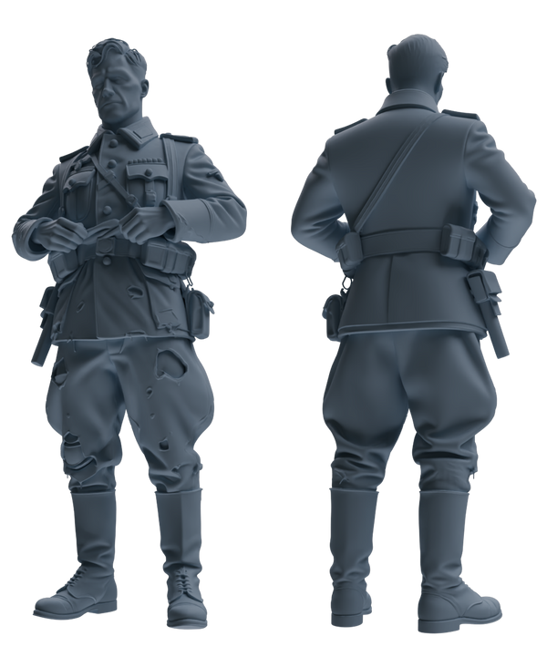 MRY-SFW SSTR181 Miniatures Soldier Model Kit Combat Soldier Pose Modern Model 6 pcs