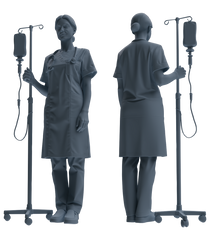 MRY-SFW SSTR206 Miniatures Soldier Model Kit Field Medical Scene Soldier Model 4 pcs