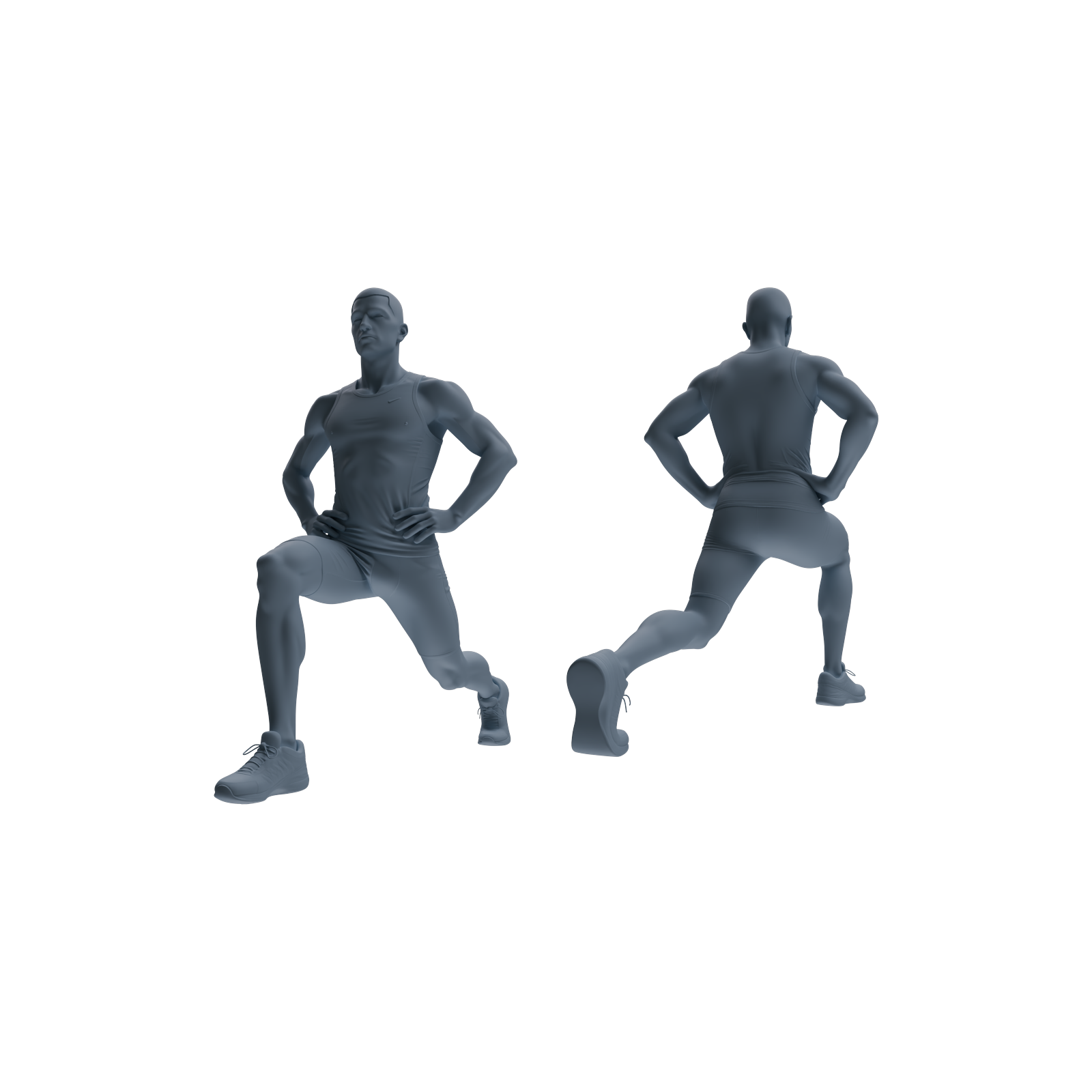 Detail view of MRY-SFW LYTR820 Stretching Athlete Figure Modern Model 6 pcs Miniature Car Diorama Figures Scene Props Accessories Resin Model