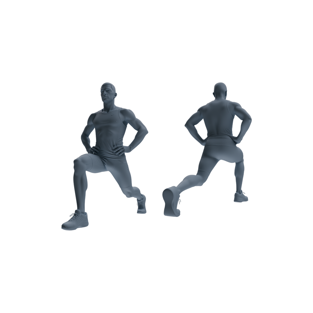 Detail view of MRY-SFW LYTR820 Stretching Athlete Figure Modern Model 6 pcs Miniature Car Diorama Figures Scene Props Accessories Resin Model