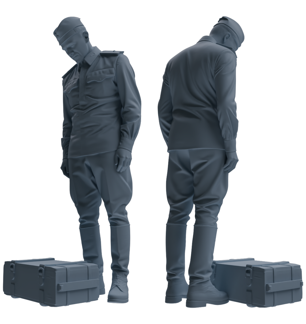 Detail view of MRY-SFW LYGR765 Modern Hong Kong Police Seven-Person Criticism Group Model