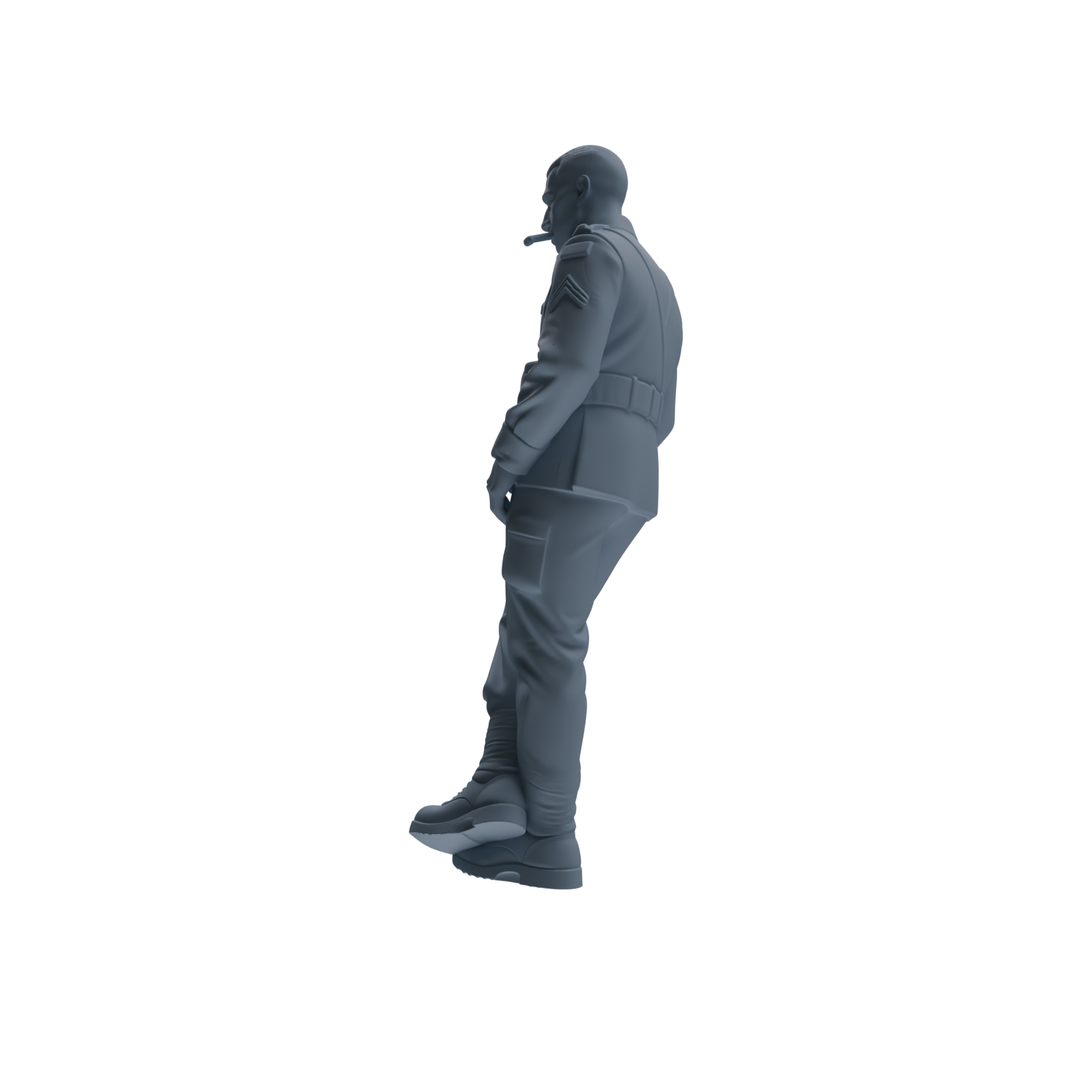 MRY-SFW SSTR178 Miniatures Soldier Model Kit Resting Soldier Pose Modern Model 6 pcs