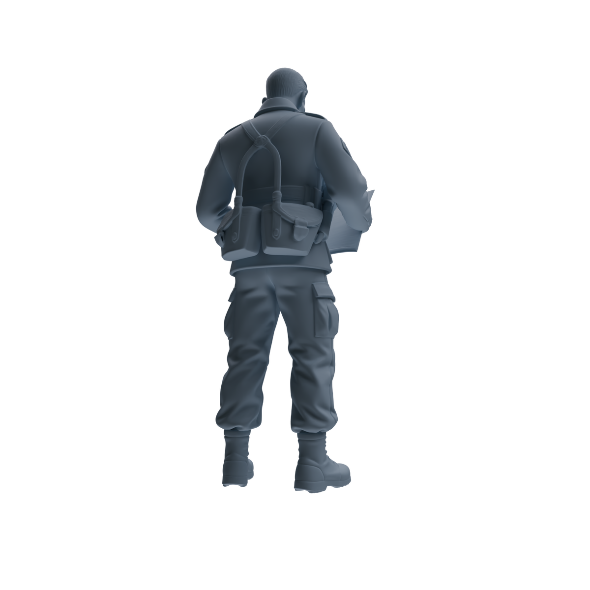 MRY-SFW SSTR184 Miniatures Soldier Model Kit Command Soldier Pose Modern Model 3 pcs — detail view 5