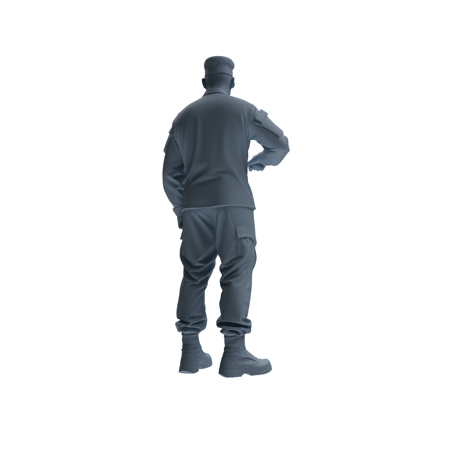 MRY-SFW SSTR179 Miniatures Soldier Model Kit Logistics Soldier Pose Modern Model 3 pcs