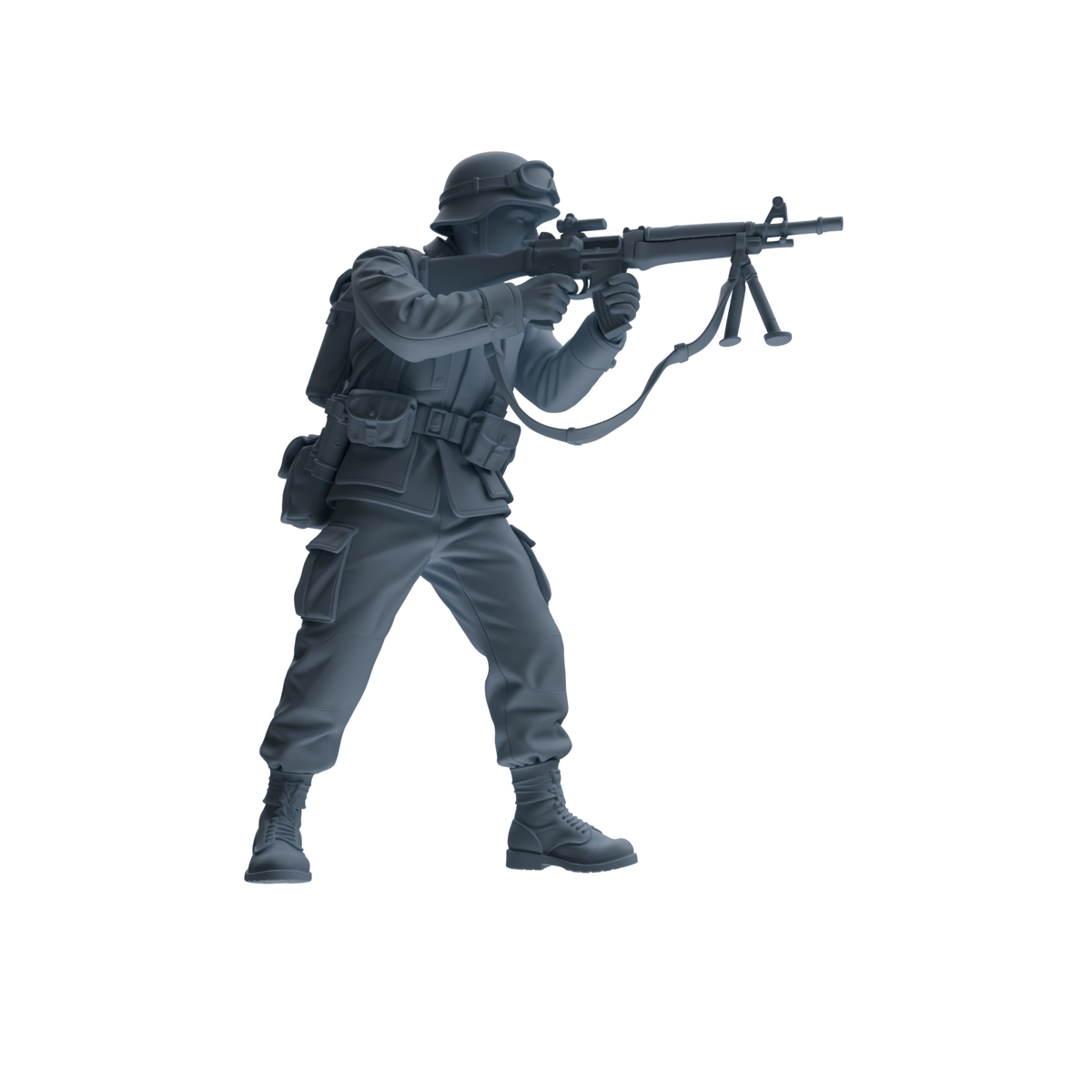 MRY-SFW SSTR185 Miniatures Soldier Model Kit Combat Engineer Soldier Pose Modern Model 4 pcs — detail view 6