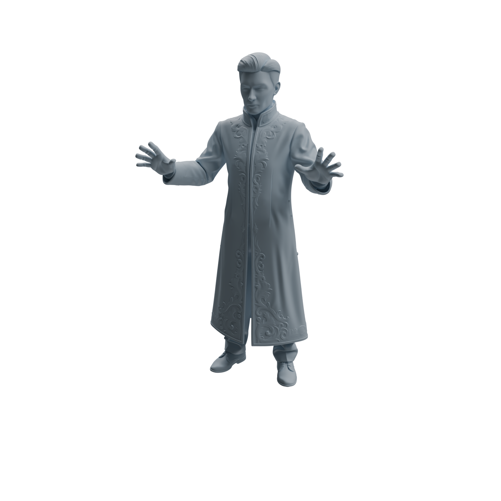 Detail view of MRY-SFW LYTR1050 Magician Performance Pose Character Modern Model 3 pcs Model
