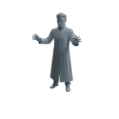 Detail view of MRY-SFW LYTR1050 Magician Performance Pose Character Modern Model 3 pcs Model