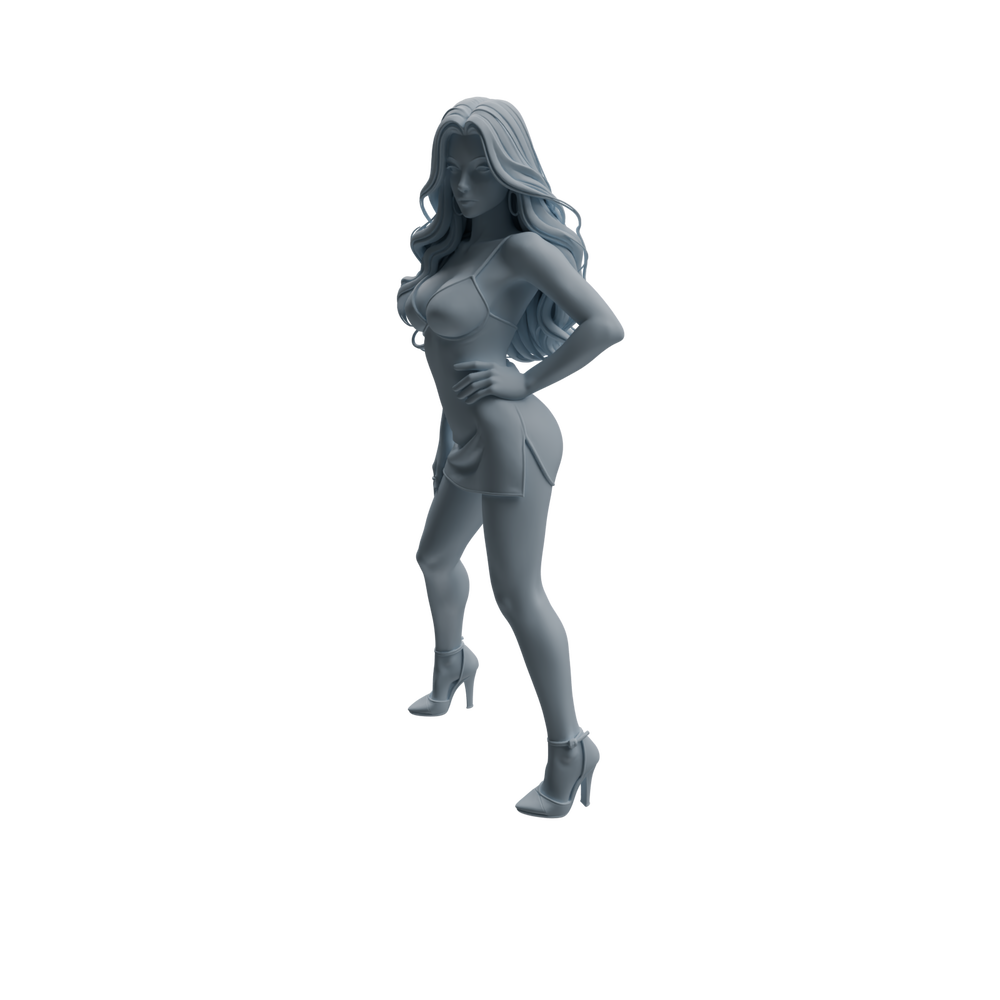 Detail view of MRY-SFW LYTR929 Nightclub Dancer Woman Character Modern Model 4 pcs Model