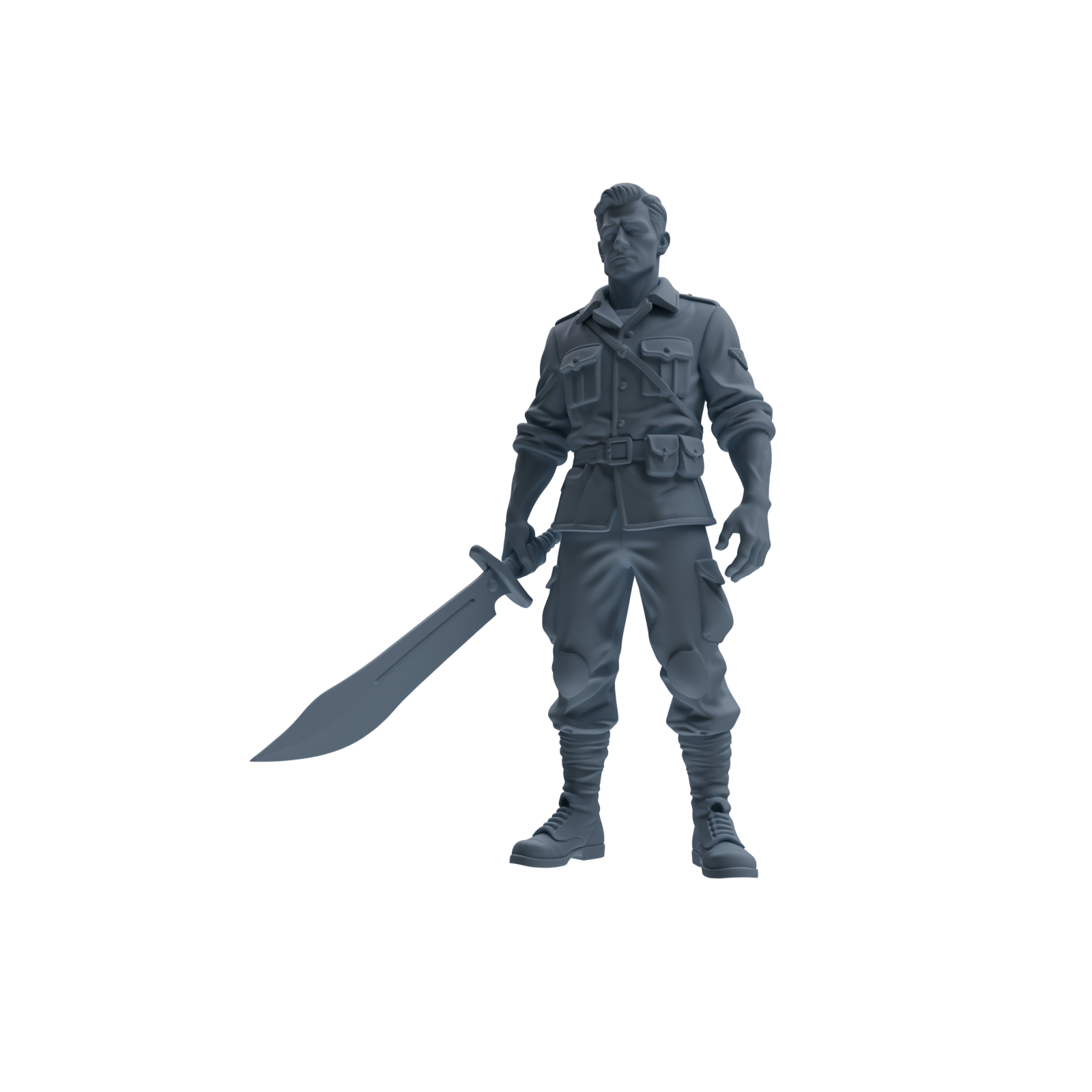 MRY-SFW SSTR176 Miniatures Soldier Model Kit Special Forces Soldier Modern Model 3 pcs