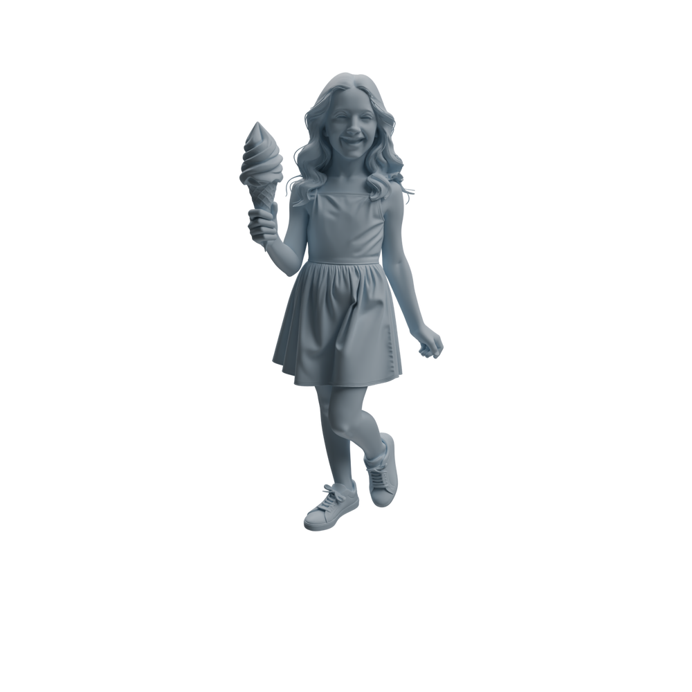 Detail view of MRY-SFW LYTR1034 Joyful Kids Character Modern Model 4 pcs Model