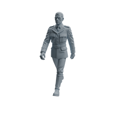 Detail view of MRY-SFW LYTR947 Military Officer Man Character Modern Model 4 pcs Model