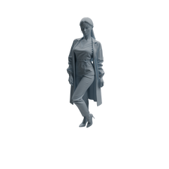 Detail view of MRY-SFW LYTR999 Professional Female Doctor Character Modern Model 4 pcs Model