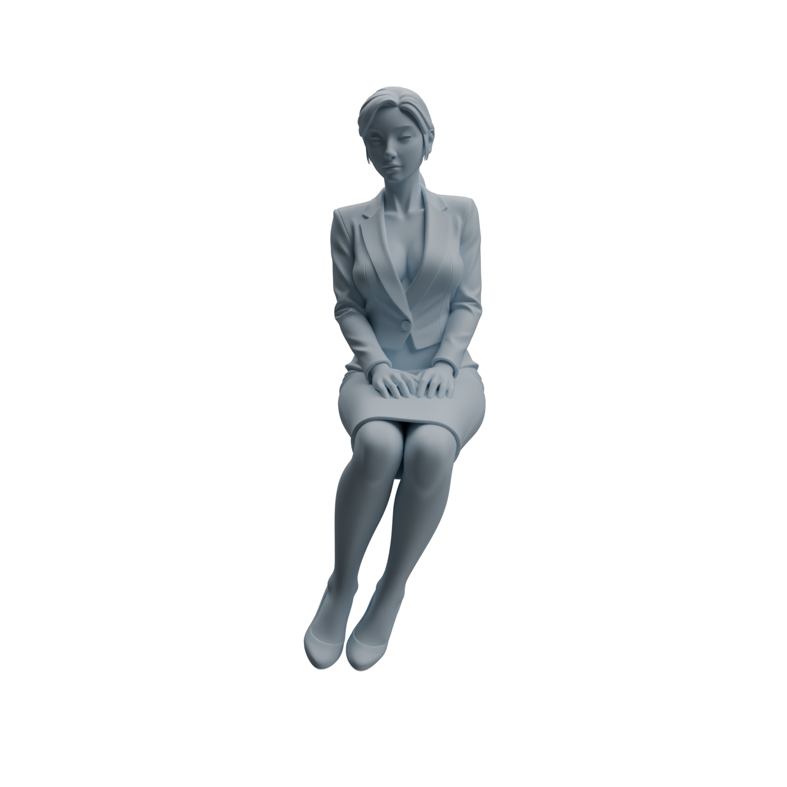 Detail view of MRY-SFW LYTR975 Business-Suit Office Woman Character Modern Model 4 pcs Model