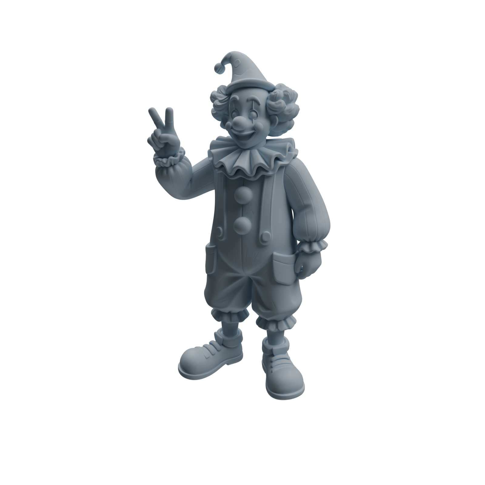 Detail view of MRY-SFW LYTR1054 Clown Character Modern Model 4 pcs Model