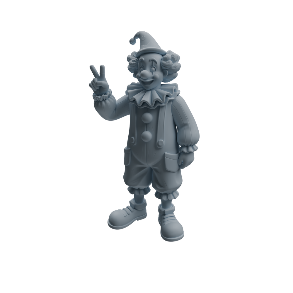 Detail view of MRY-SFW LYTR1054 Clown Character Modern Model 4 pcs Model