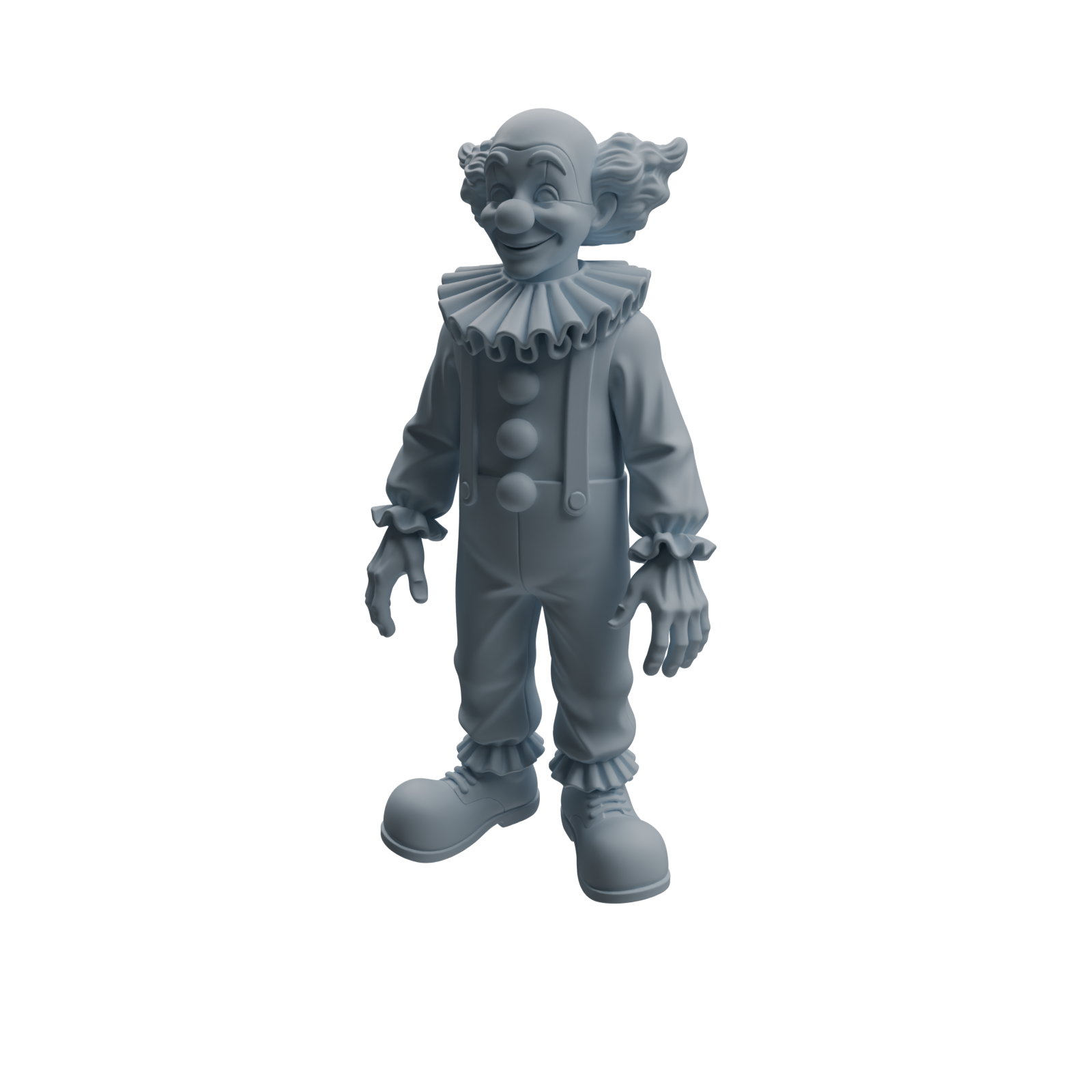 Detail view of MRY-SFW LYTR1055 Carnival Clown Style Character Modern Model 4 pcs Model