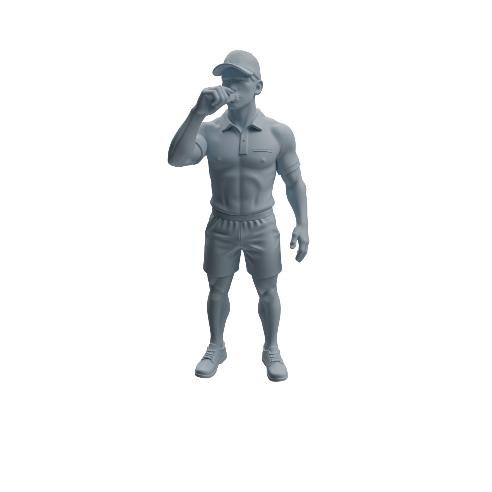 Detail view of MRY-SFW LYTR1011 Male Lifeguard with Lifebuoy Character Modern Model 3 pcs Model