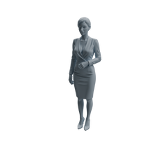 Detail view of MRY-SFW LYTR973 Business Workplace Woman Character Modern Model 4 pcs Model
