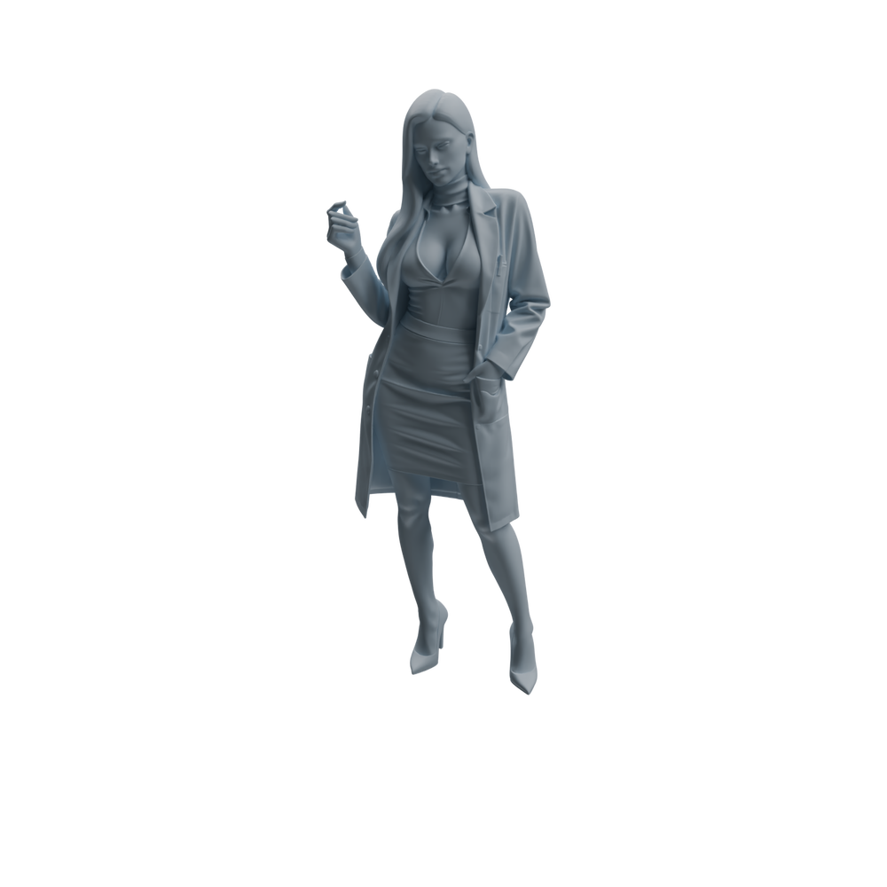 Detail view of MRY-SFW LYTR1000 Female Doctor Character Model Modern 4 pcs Model
