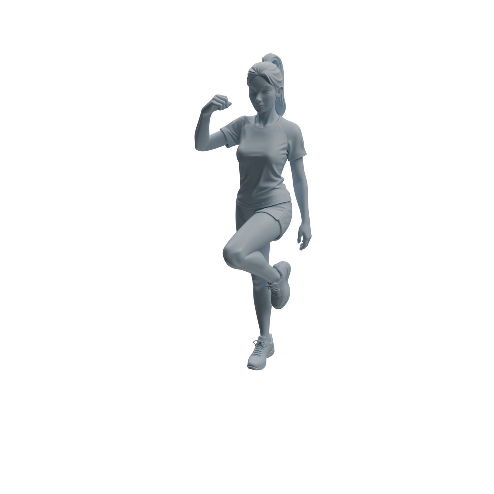 Detail view of MRY-SFW LYTR968 Sports-Scene PE Teacher Character Modern Model 4 pcs Model