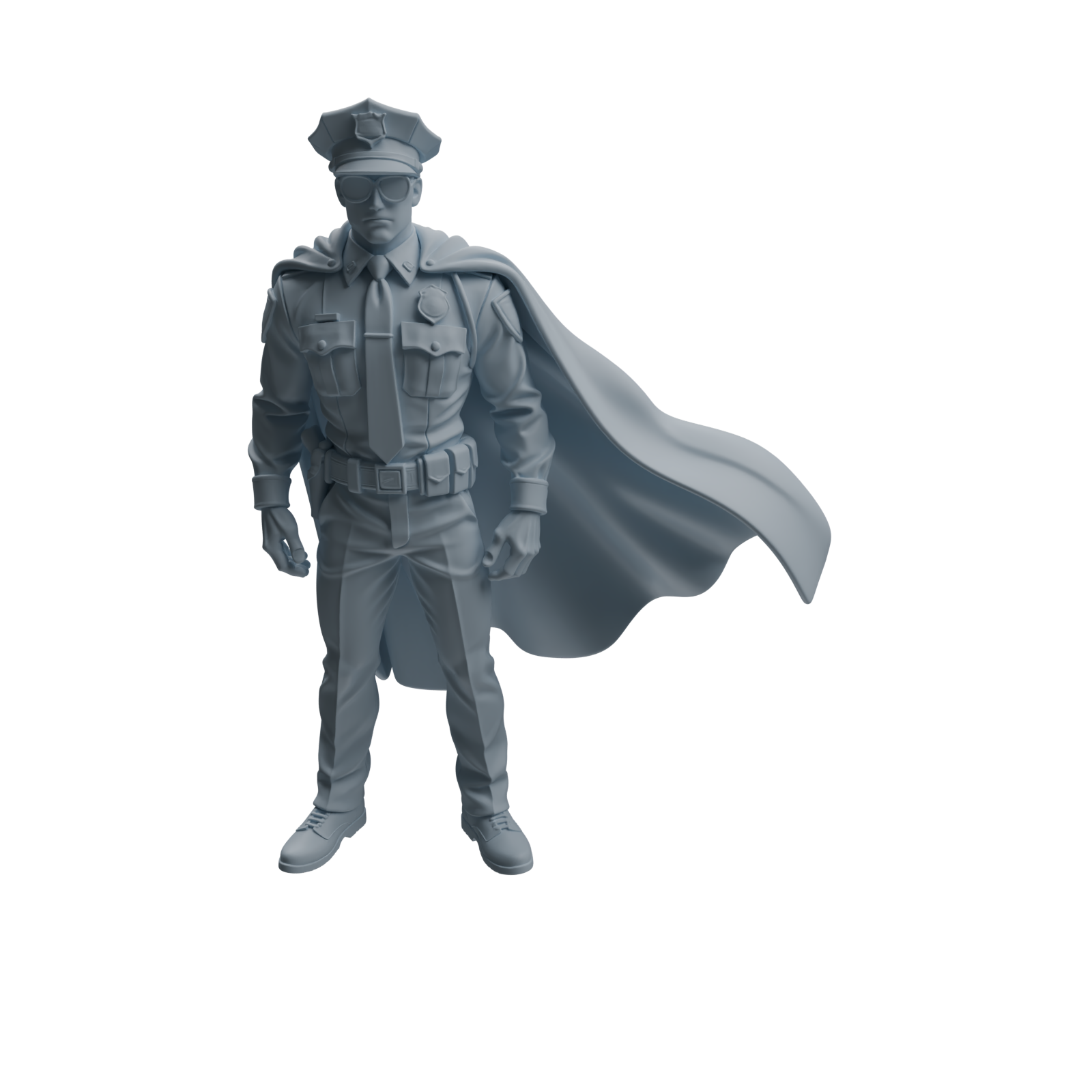 Detail view of MRY-SFW LYTR951 Tactical Cape Uniform Man Character Modern Model 4 pcs Model