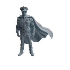 Detail view of MRY-SFW LYTR951 Tactical Cape Uniform Man Character Modern Model 4 pcs Model