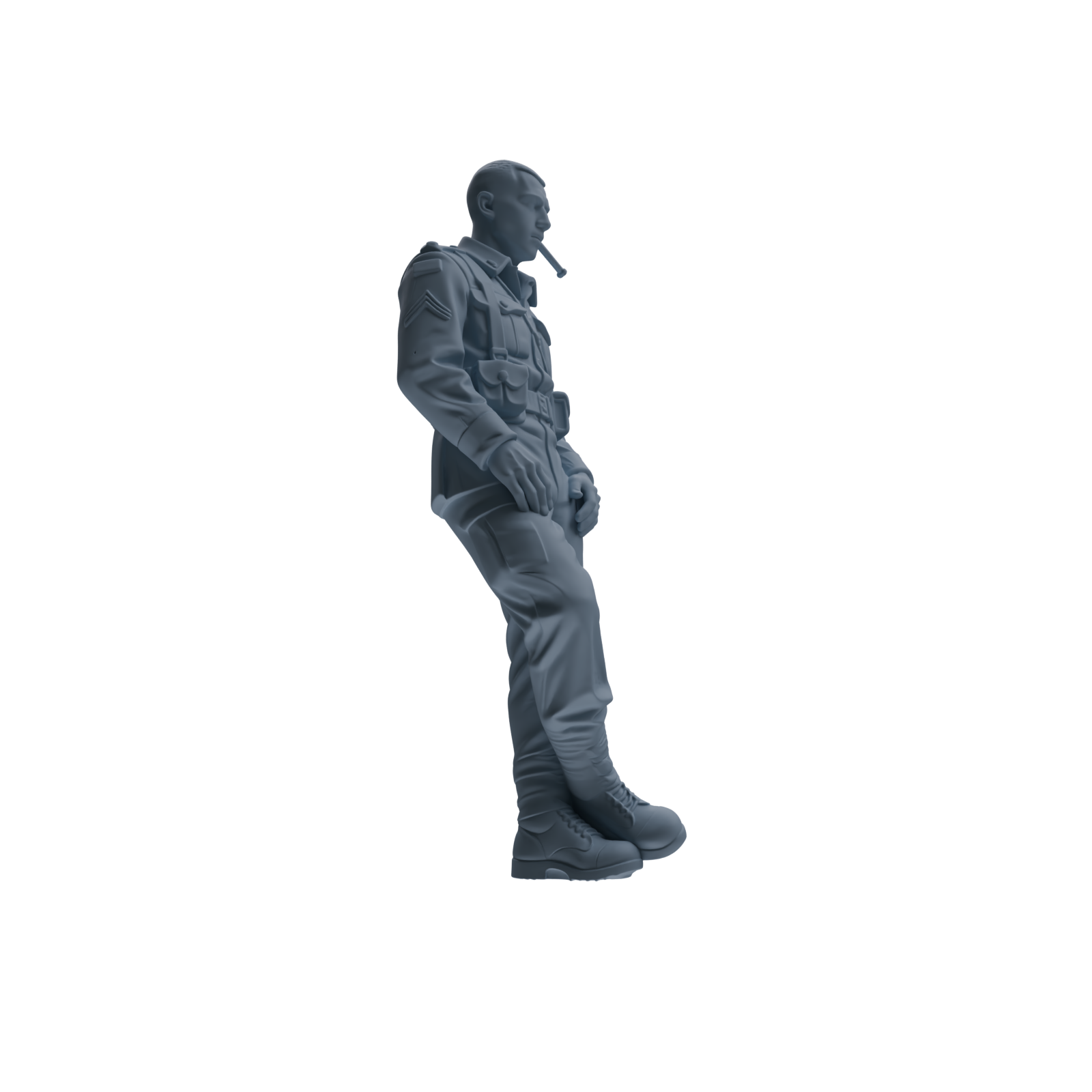 MRY-SFW SSTR178 Miniatures Soldier Model Kit Resting Soldier Pose Modern Model 6 pcs