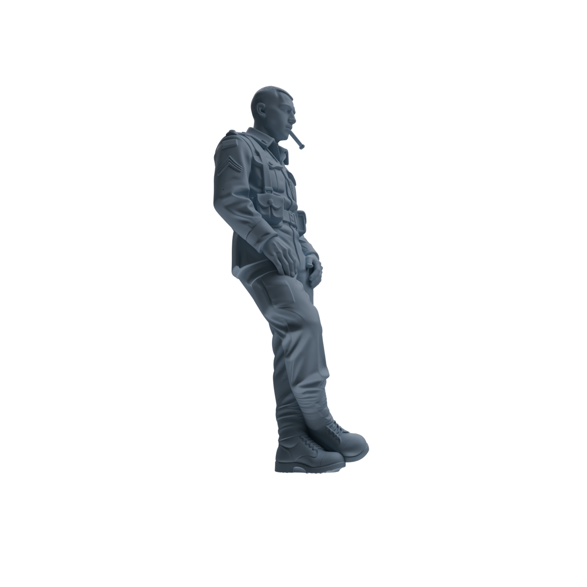 MRY-SFW SSTR178 Miniatures Soldier Model Kit Resting Soldier Pose Modern Model 6 pcs — detail view 6