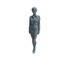 Detail view of MRY-SFW LYTR974 Office-Scenario Professional Woman Character Modern Model 4 pcs Model