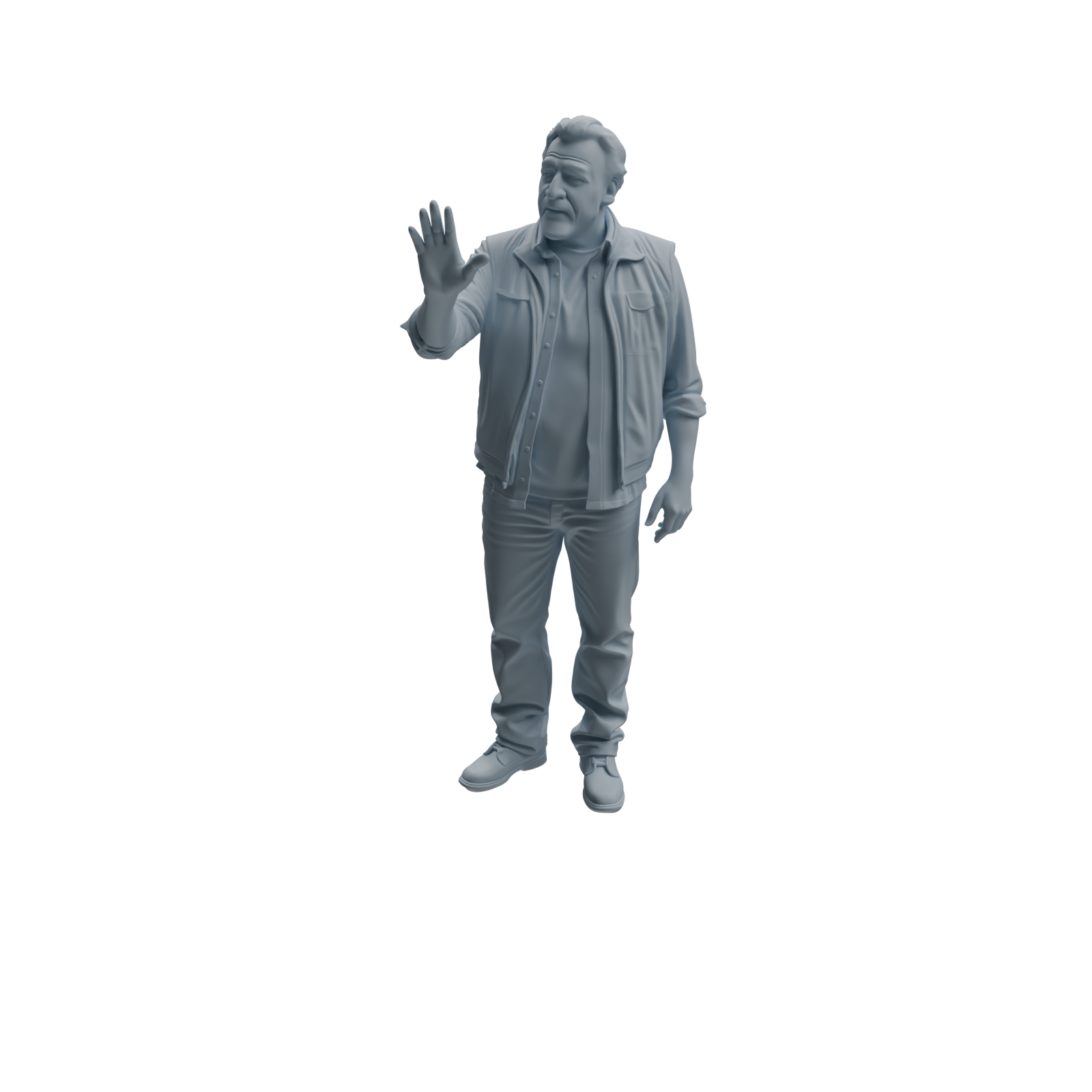 Detail view of MRY-SFW LYTR989 Business Workplace Man Character Modern Model 3 pcs Model
