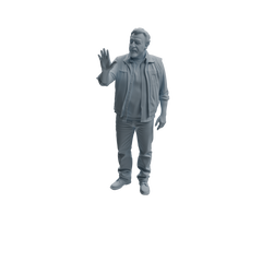 Detail view of MRY-SFW LYTR989 Business Workplace Man Character Modern Model 3 pcs Model