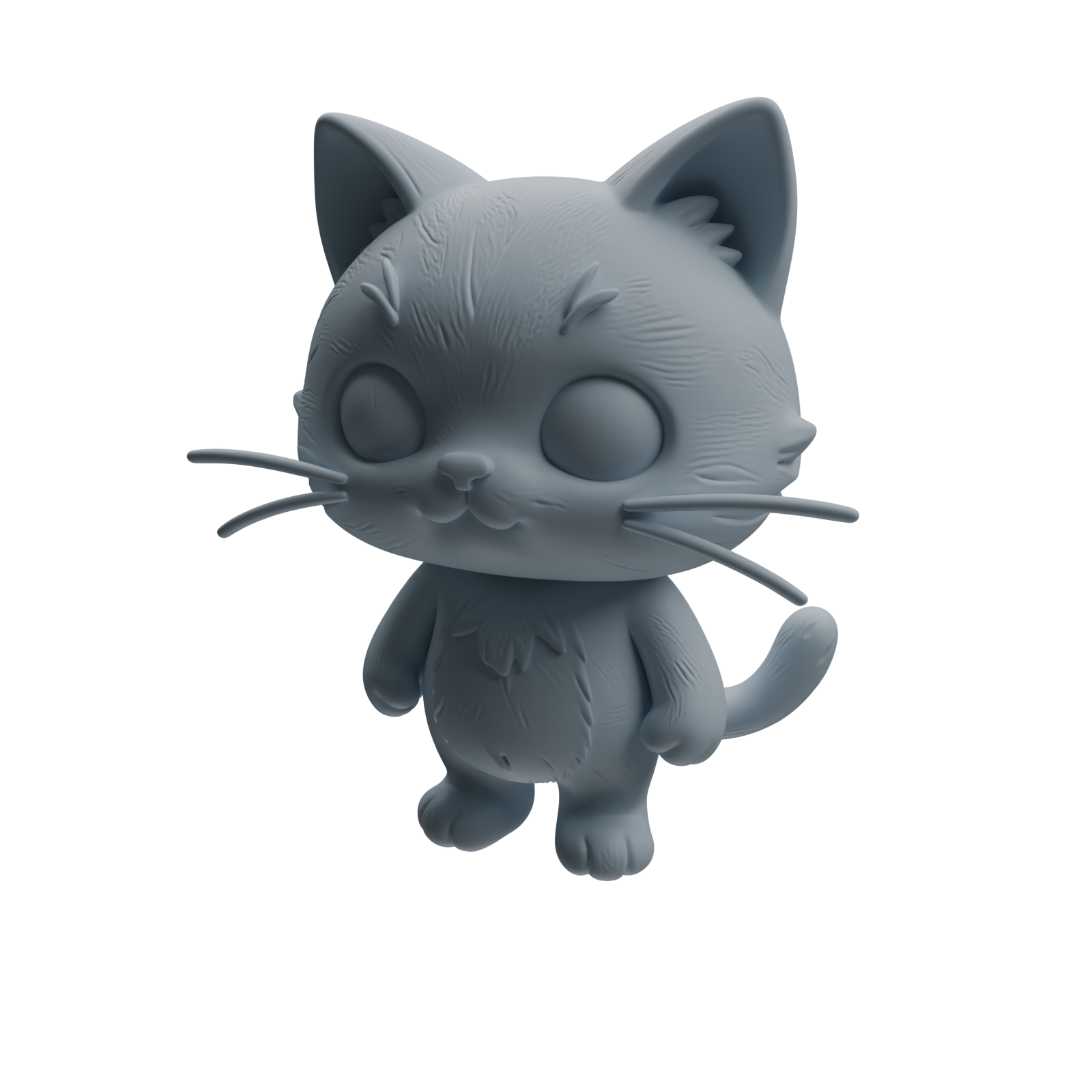 Detail view of MRY-SFW LYTR1048 Cartoon Bear & Cat Animal Modern Model 4 pcs Model