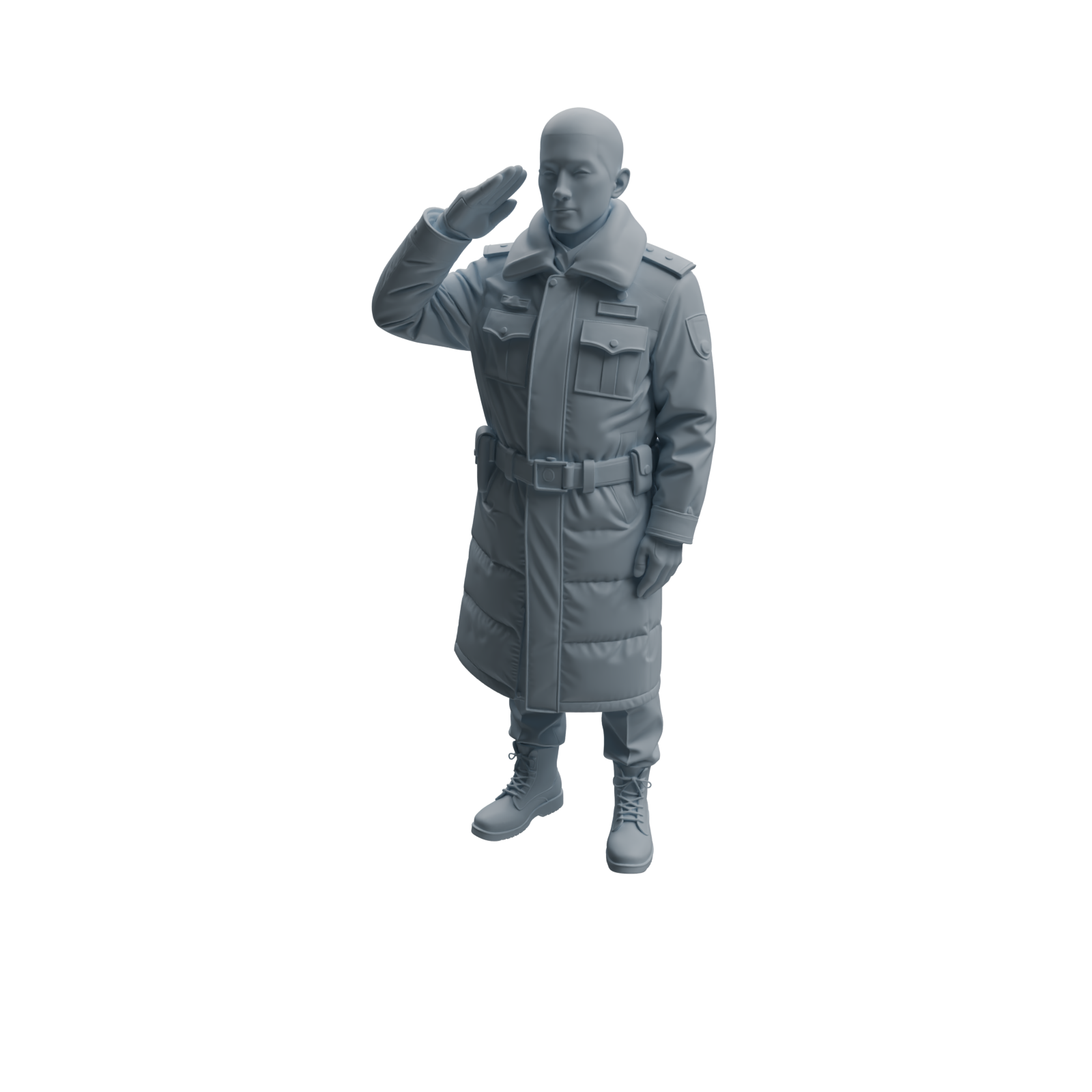 Detail view of MRY-SFW LYTR959 Multi-Scenario Male Police Officer Character Modern Model 4 pcs Model
