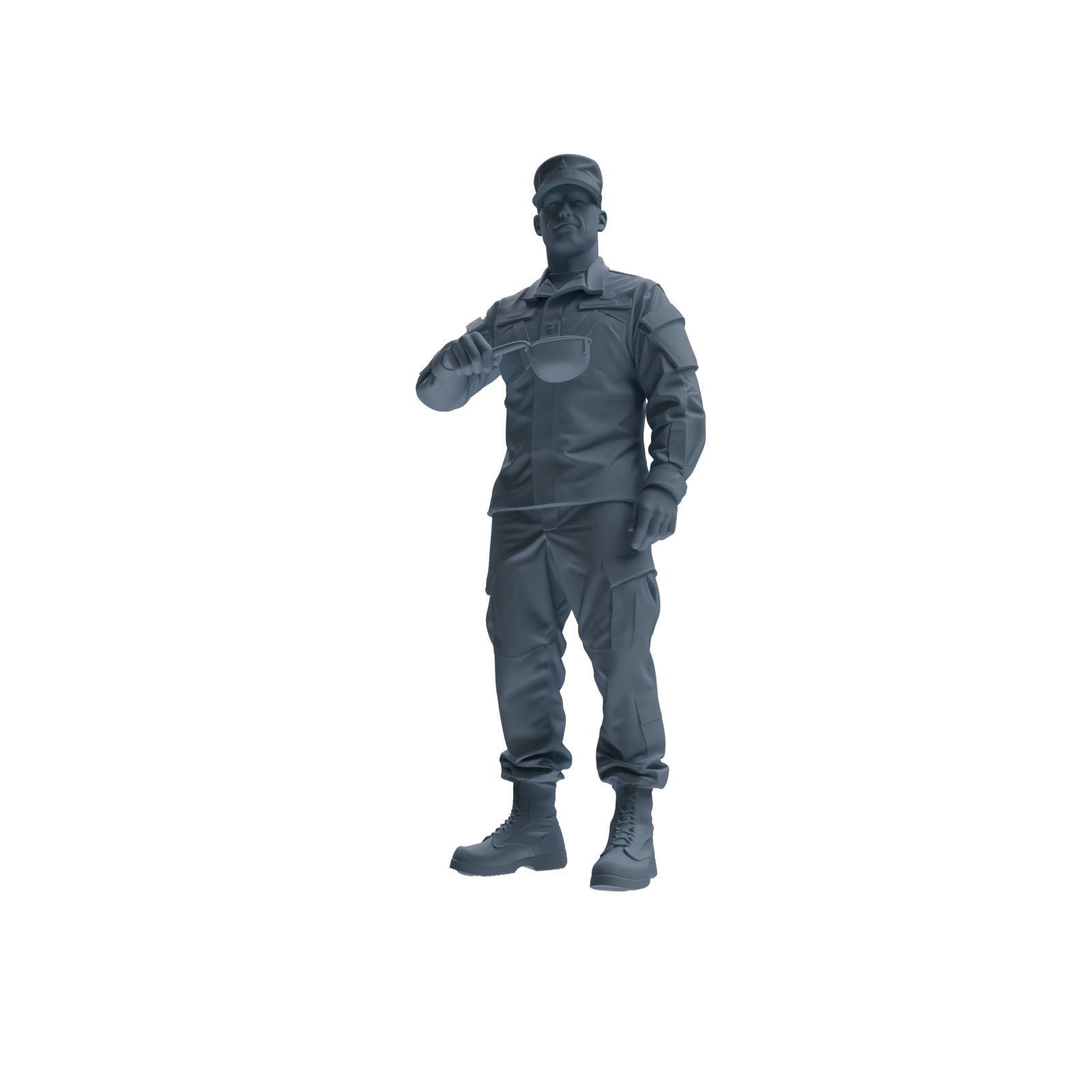 MRY-SFW SSTR179 Miniatures Soldier Model Kit Logistics Soldier Pose Modern Model 3 pcs