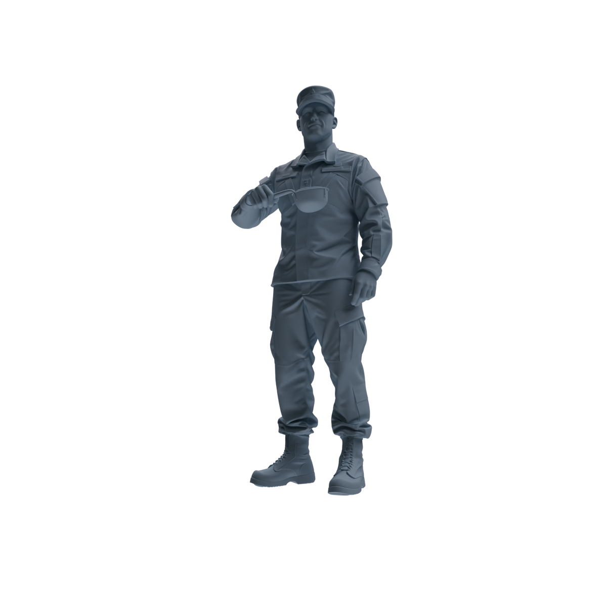 MRY-SFW SSTR179 Miniatures Soldier Model Kit Logistics Soldier Pose Modern Model 3 pcs — detail view 6