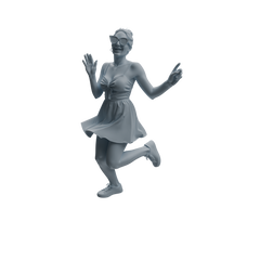 Detail view of MRY-SFW LYTR1043 Vibrant Interactive Female Character Modern Model 4 pcs Model