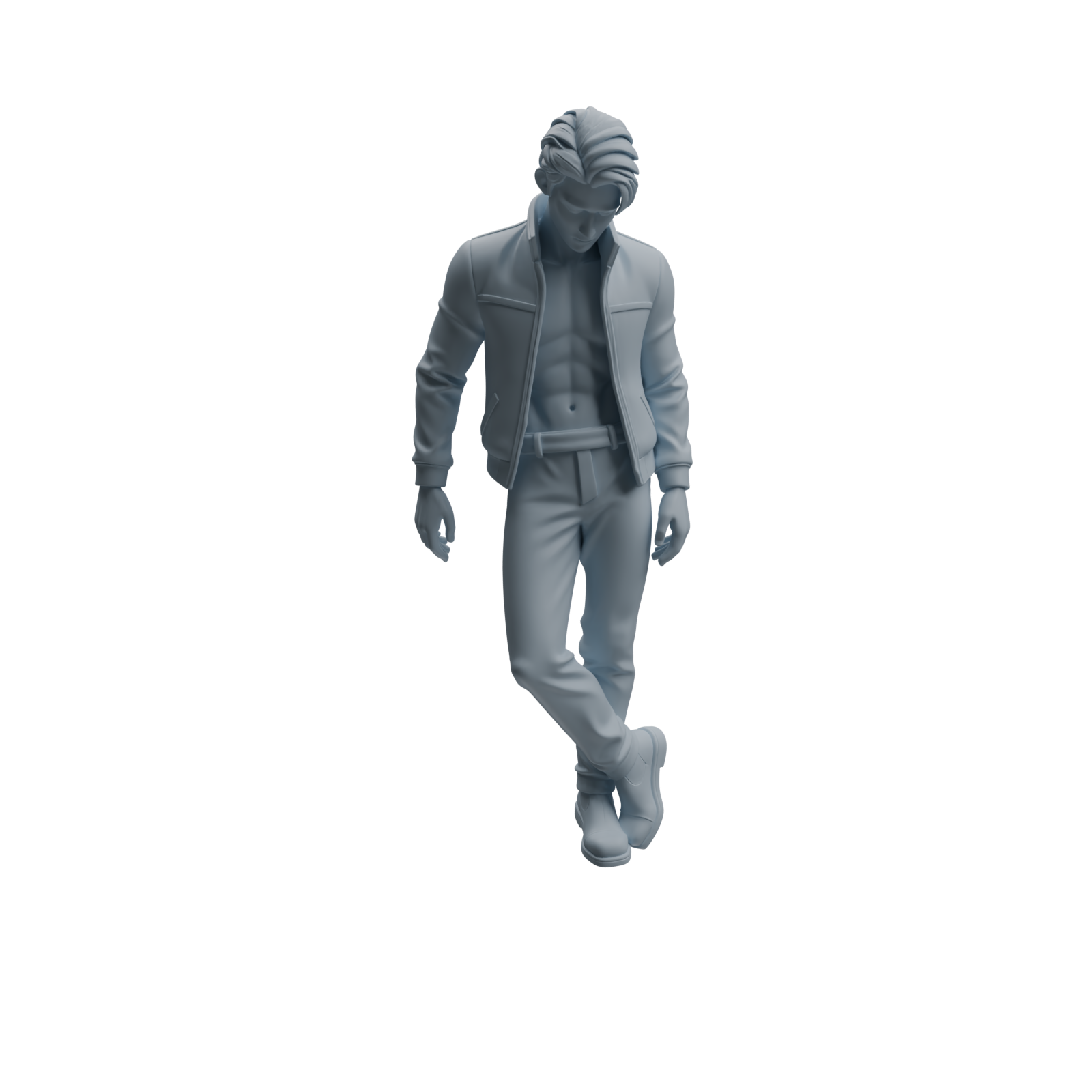 Detail view of MRY-SFW LYTR938 Frustrated Man Character Modern Model 3 pcs Model