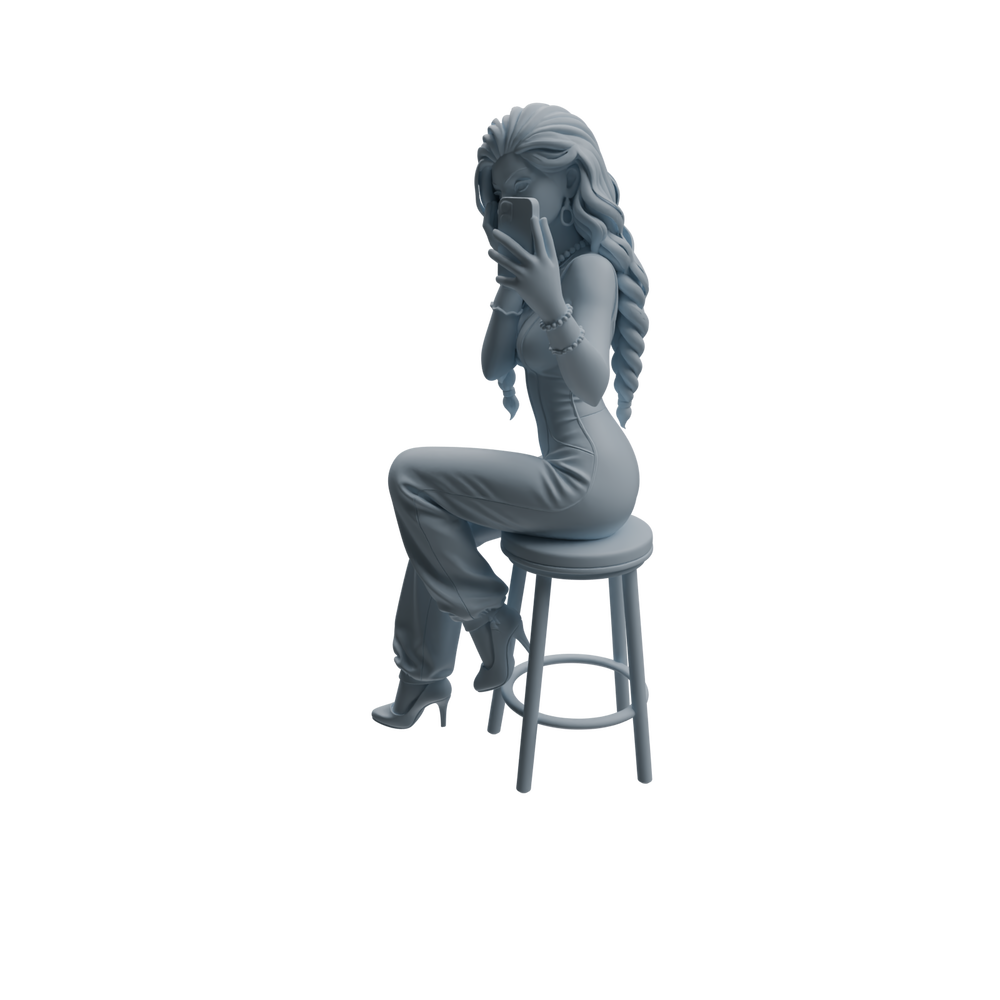 Detail view of MRY-SFW LYTR942 Selfie Woman Character Modern Model 4 pcs Model