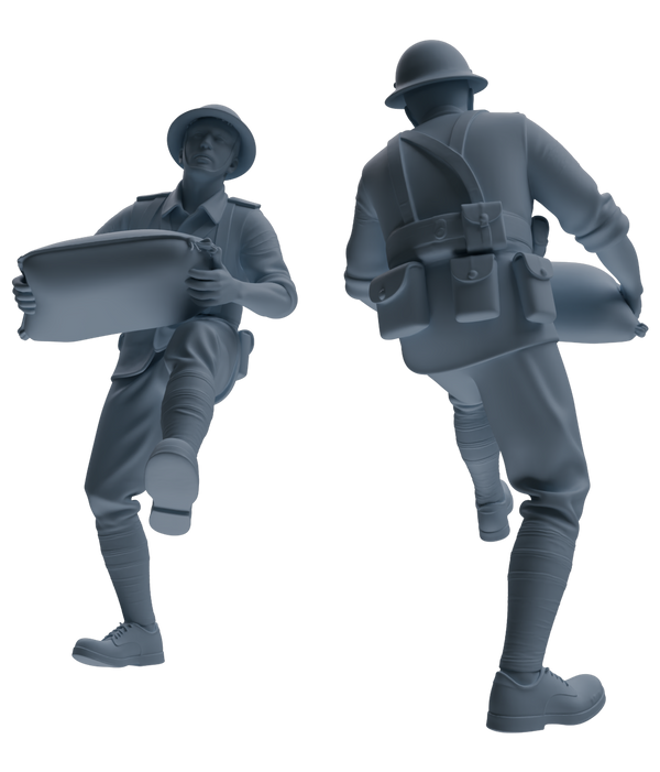 MRY-SFW SSTR177 Miniatures Soldier Model Kit Combat Engineer Soldier Modern Model 6 pcs