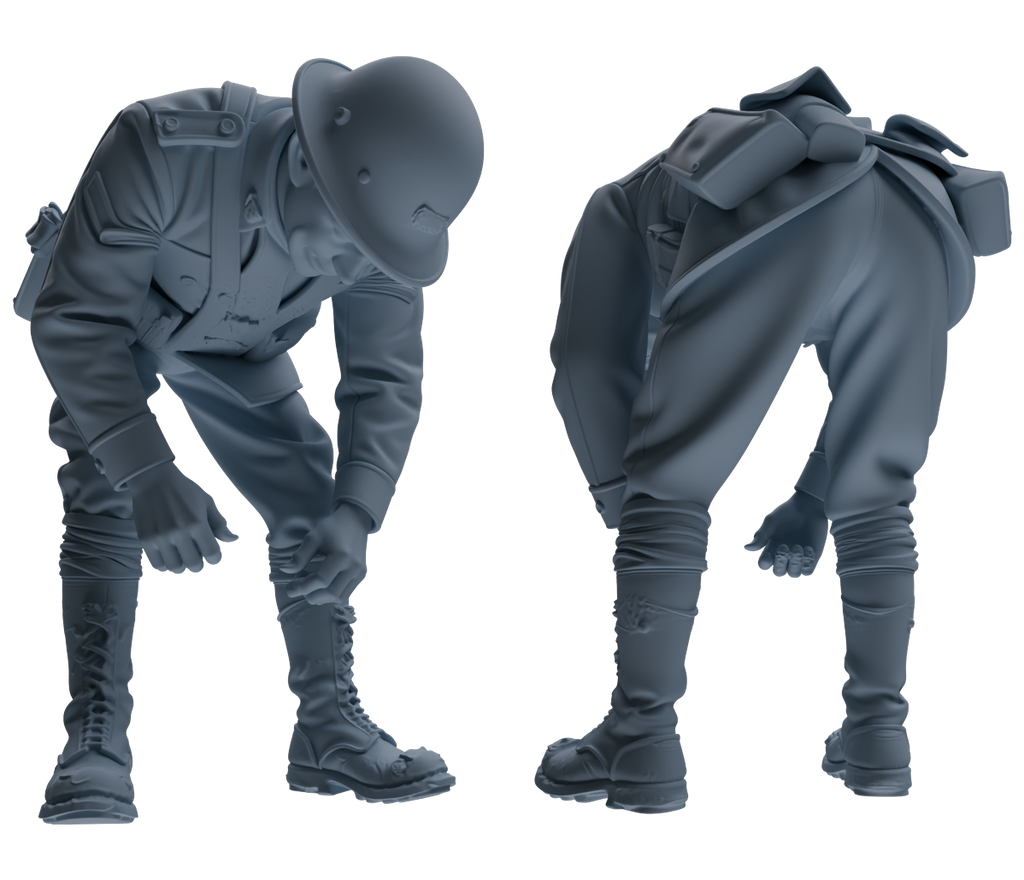 MRY-SFW SSTR199 Multi-Functional Combat Soldier Pose Modern Model 6 pcs