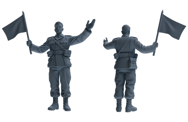 MRY-SFW SSTR190 Miniatures Soldier Model Kit Demolition Command Soldier Pose Modern Model 4 pcs