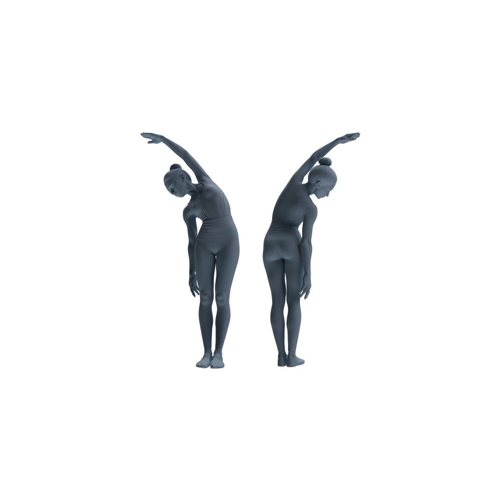 Detail view of MRY-SFW LYTR820 Stretching Athlete Figure Modern Model 6 pcs Miniature Car Diorama Figures Scene Props Accessories Resin Model