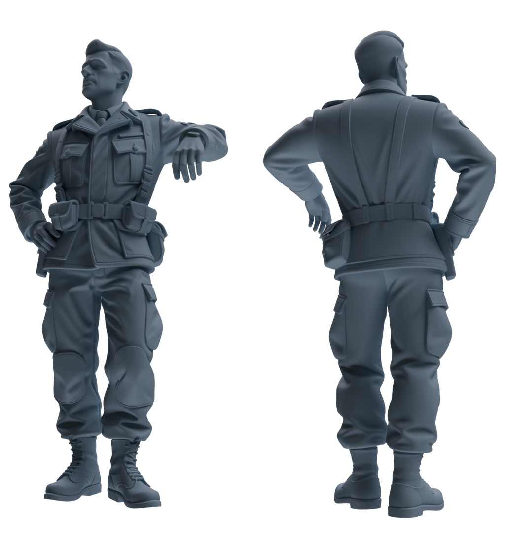 MRY-SFW SSTR182 Miniatures Soldier Model Kit Multi-Purpose Soldier Pose Modern Model 6 pcs