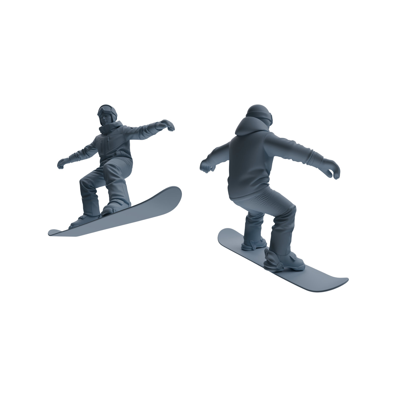 Detail view of MRY-SFW LYTR803 Skiing Figure Modern Model 6 pcs Miniature Car Diorama Figures Scene Props Accessories Resin Model