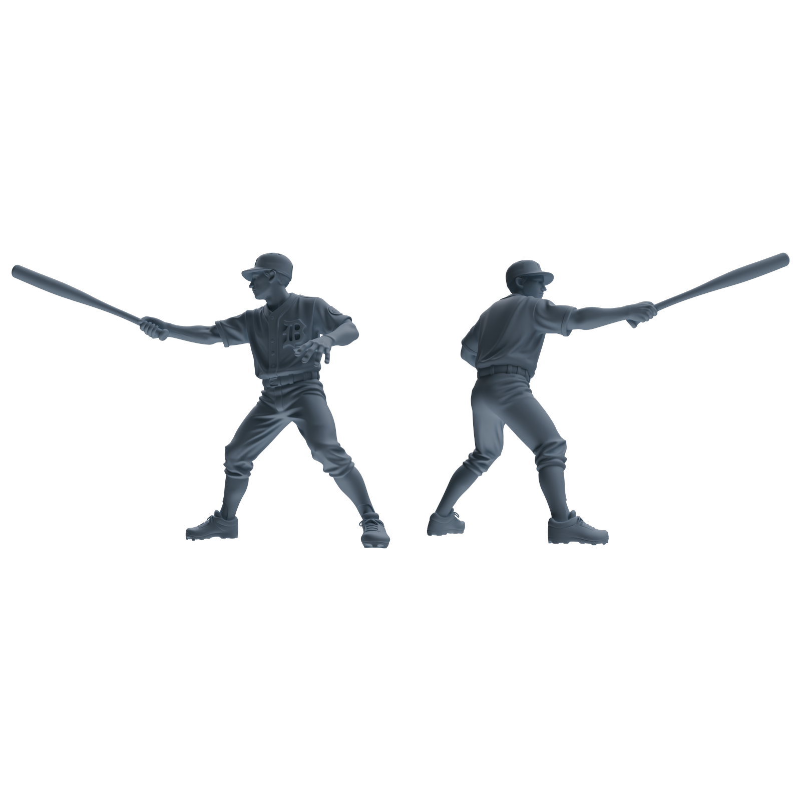 Detail view of MRY-SFW LYTR808 Baseball Player Figure Modern Model 6 pcs Miniature Car Diorama Figures Scene Props Accessories Resin Model